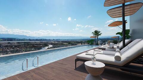 Apartamento 2 dorm, 1 suíte, 87 m² e rooftop com piscina