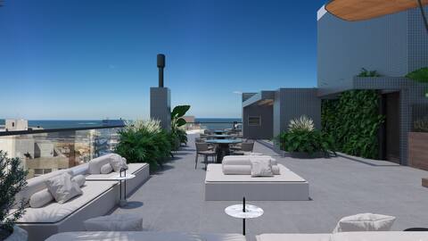 Apartamento 2 dormitórios (1 suíte) com rooftop e churrasqueira