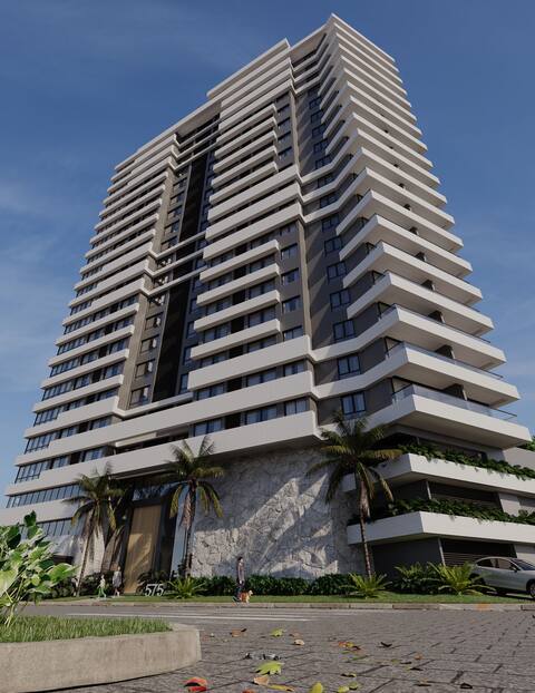 Apartamento 3 dormitórios (2 suítes) com rooftop e vista no Centro
