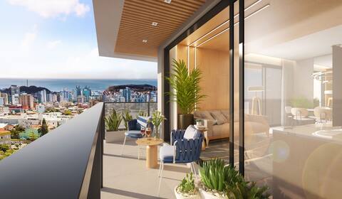 Departamento de 2 dormitorios con suite y 89m² en el Centro