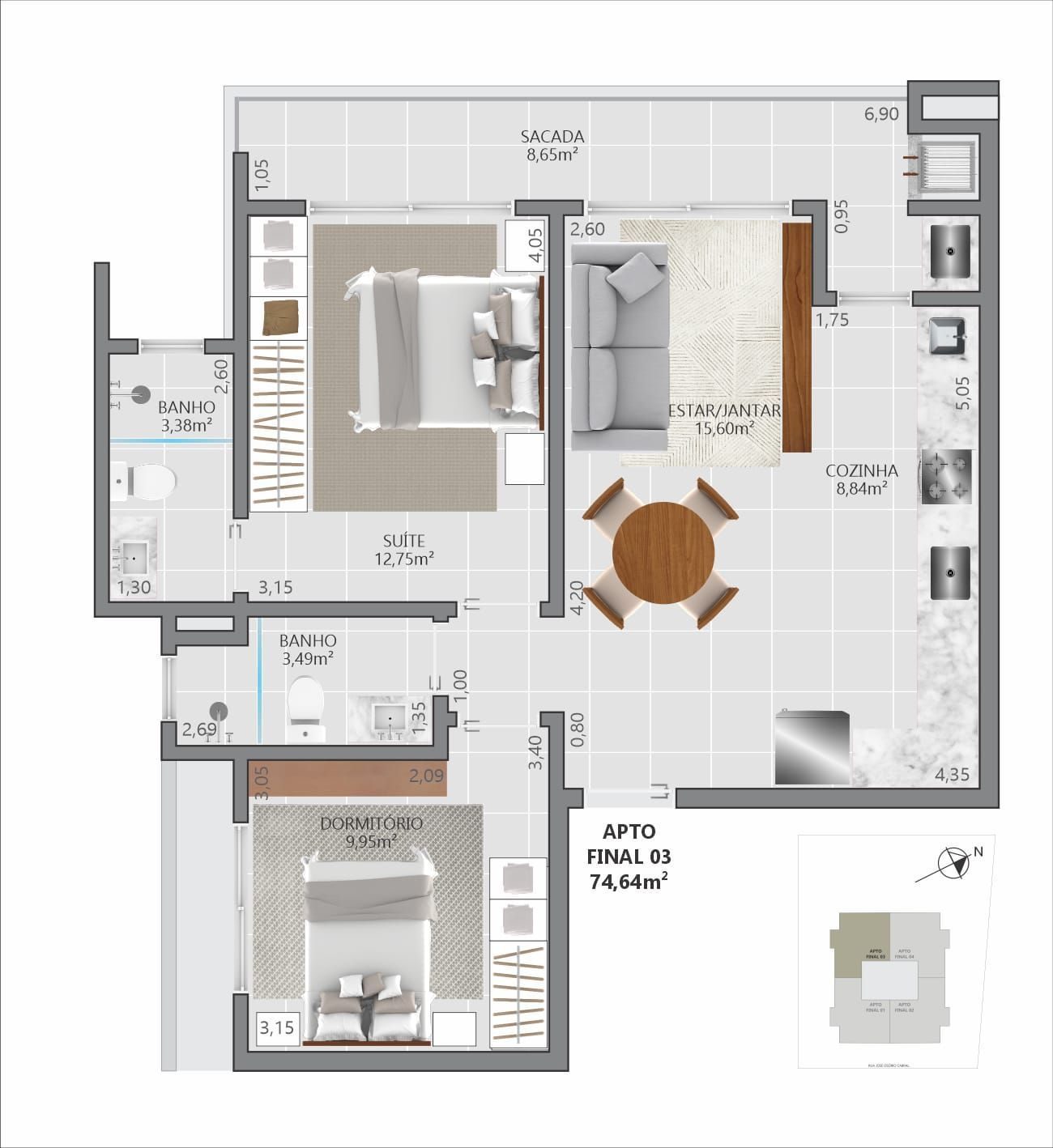 Apartamento em Stan, Torres/RS - foto 7