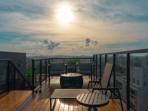 Apartamento 1 suíte com sacada e rooftop em Torres/RS