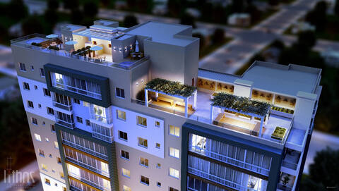 Apartamento 1 dormitório com suíte a 800m do mar e vaga