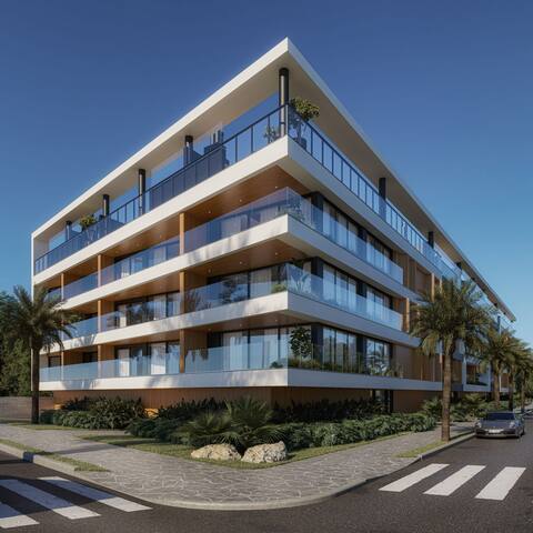 Apartamento 2 suítes com vista mar e 2 vagas na Beira-Mar