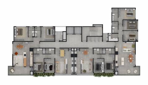 Apartamento 3 dorms (1 suíte) com 2 vagas e 142m² na Praia da Cal
