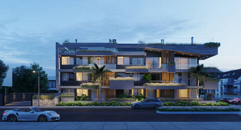 Apartamento 1 suíte na Praia da Cal com rooftop gourmet